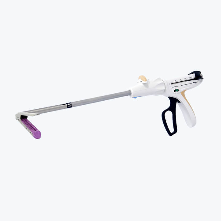 Endoscopic Linear Cutting Stapler with purple cartridges